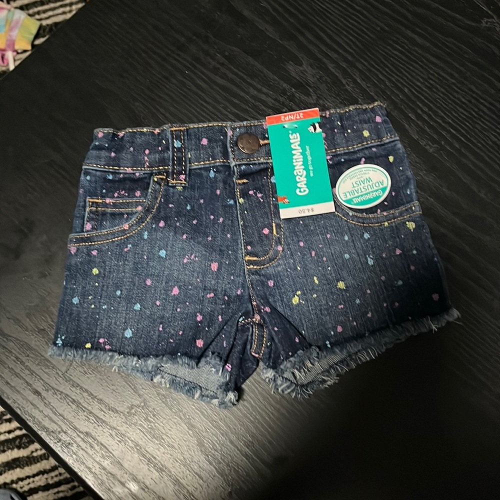 Splatter shorts